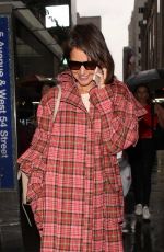 KATIE HOLMES Out in New York 09/09/2018