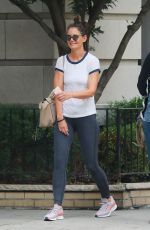 KATIE HOLMES Out in New York 09/12/2018