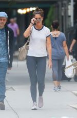 KATIE HOLMES Out in New York 09/12/2018