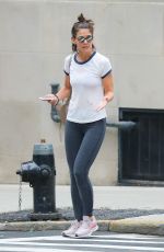 KATIE HOLMES Out in New York 09/12/2018