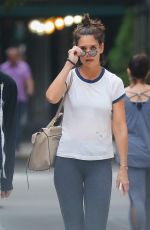 KATIE HOLMES Out in New York 09/12/2018