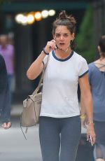 KATIE HOLMES Out in New York 09/12/2018