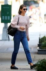 KATIE HOLMES Out in New York 09/16/2018