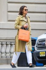 KATIE HOLMES Out on Madison Avenue in New York 09/24/2018