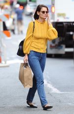 KATIE HOLMES Out Shopping in New York 09/21/2018