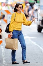 KATIE HOLMES Out Shopping in New York 09/21/2018