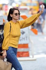KATIE HOLMES Shopping at Isabel Marant in New York 09/21/2018