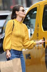 KATIE HOLMES Shopping at Isabel Marant in New York 09/21/2018