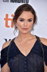 KEIRA KNIGHTLEY at Colette Premiere at Toronto International Film Festival 09/11/2018