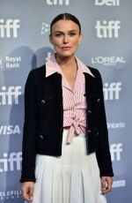 KEIRA KNIGHTLEY at The Colette Press Conference at Toronto International Film Festival 09/10/2018