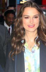 KEIRA KNIGHTLEY Out and About in New York 09/13/2018