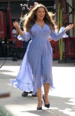 KELLY BROOK Out Filming in London 09/25/2018