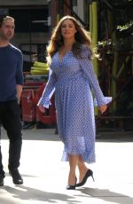 KELLY BROOK Out Filming in London 09/25/2018