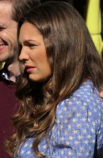 KELLY BROOK Out Filming in London 09/25/2018