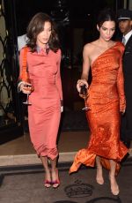 KEMDALL JENNER and BELLA HADID Leaves George V Hotel in Paris 09/26/2018