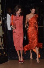 KEMDALL JENNER and BELLA HADID Leaves George V Hotel in Paris 09/26/2018