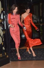 KEMDALL JENNER and BELLA HADID Leaves George V Hotel in Paris 09/26/2018