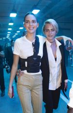 KENDALL JENNER and CARA DELEVINGNE Out in Paris 09/27/2018