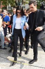 KENDALL JENNER Arrives at Fendi Fittings in Milan 09/19/2018
