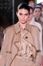 KENDALL JENNER at Burberry Runway Show at LFW in London 09/17/2018