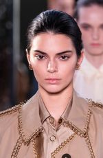 KENDALL JENNER at Burberry Runway Show at LFW in London 09/17/2018