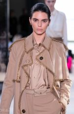 KENDALL JENNER at Burberry Runway Show at LFW in London 09/17/2018