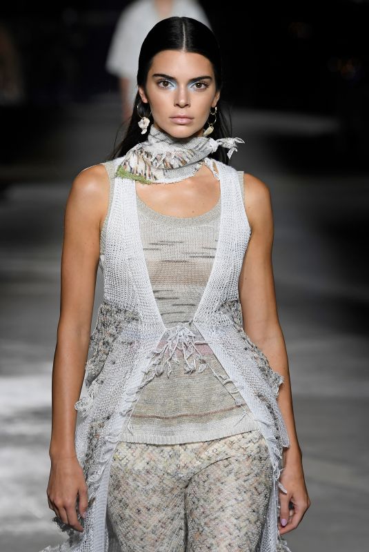 KENDALL JENNER at Missoni Runway Show at Milan Fashion Week 09/22/2018