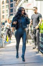 KIM KARDASHIAN in Tights Out in New York 09/30/2018