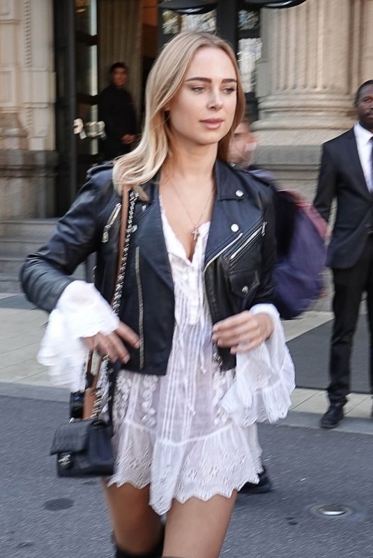 KIMBERLEY GARNER Arrives at Armani Fashion Show in Milan 09/23/2018