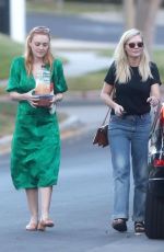 KIRSTEN DUNST and DAKOTA FANNING Out in Los Angeles 09/19/2018