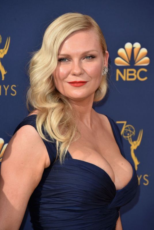 KIRSTEN DUNST at Emmy Awards 2018 in Los Angeles 09/17/2018