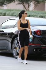 KOURTNEY KARDASHIAN at a Tennis Court in Los Angeles 09/24/2018