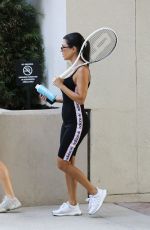 KOURTNEY KARDASHIAN at a Tennis Court in Los Angeles 09/24/2018