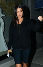 KOURTNEY KARDASHIAN Out for Dinner in Los Angeles 09/26/2018