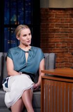 KRISTEN BELL at Late Night with Seth Meyers in New York 09/26/2018