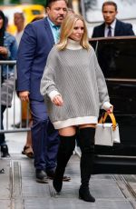 KRISTEN BELL Leaves The View in New York 09/26/2018