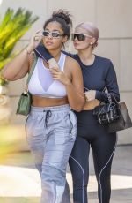KYLIE JENNER and JORDYN WOODS Out Shopping in Calabasas 09/24/2018