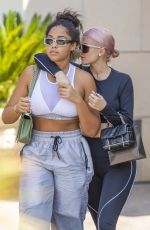 KYLIE JENNER and JORDYN WOODS Out Shopping in Calabasas 09/24/2018