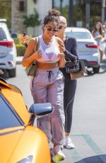 KYLIE JENNER and JORDYN WOODS Out Shopping in Calabasas 09/24/2018