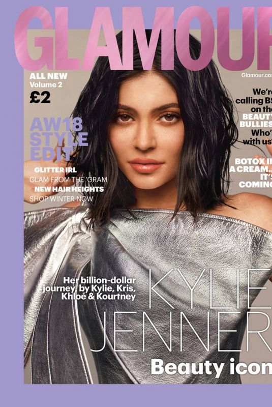 KYLIE JENNER in Glamour Magazine, UK Autumn/Winter 2018 Issue