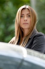 KYM MARSH on the Set of Coronation Street in Manchester 08/31/2018