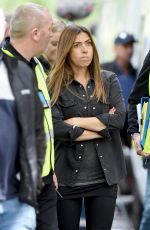 KYM MARSH on the Set of Coronation Street in Manchester 08/31/2018