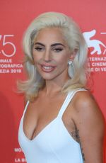 LADY GAG at A Star is Born Photocall at 2018 Venice Film Festival 08/30/2018