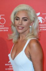 LADY GAG at A Star is Born Photocall at 2018 Venice Film Festival 08/30/2018