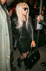 LADY GAGA Arrives at Celine Party in Paris 09/28/2018