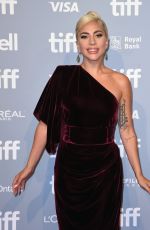 LADY GAGA at A Star is Born Press Conference at TIFF in Toronto 09/09/2018