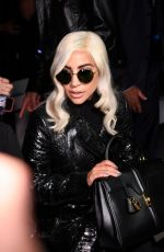 LADY GAGA at Celine Show at Paris Fashion Week 09/28/2018