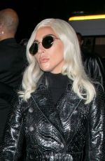LADY GAGA at Celine Show at Paris Fashion Week 09/28/2018