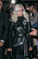 LADY GAGA at Celine Show at Paris Fashion Week 09/28/2018