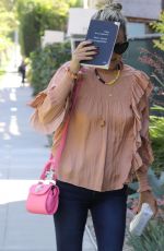 LAETICIA HALLYDAY at Meche Salon in Los Angeles 09/14/2018